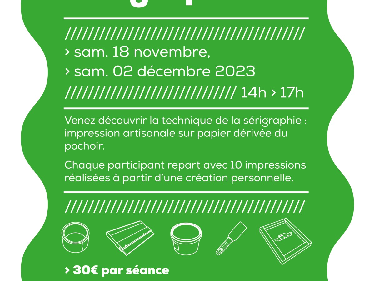 Ateliers Sérigraphie